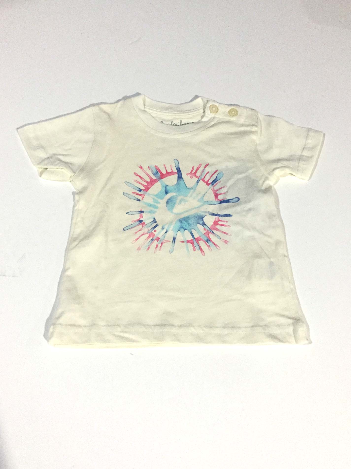 camiseta blanca quiksilver